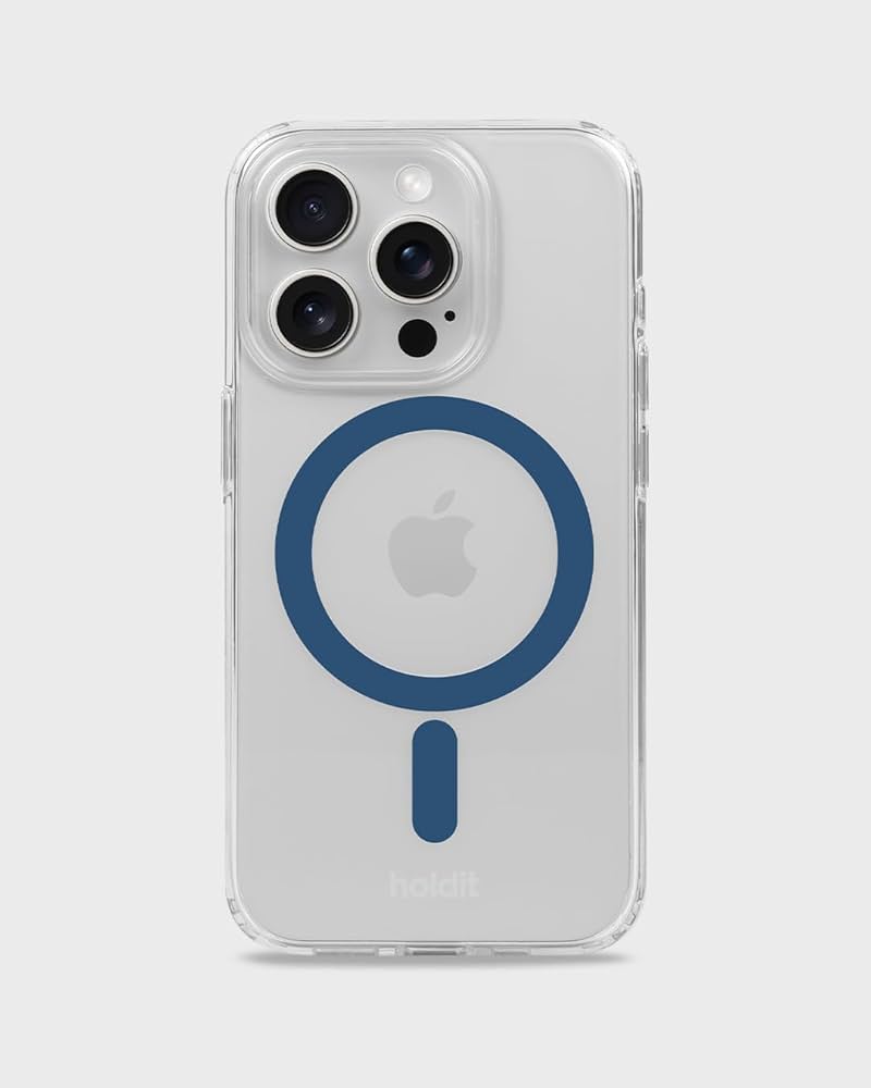 Light blue iPhone 15 Pro Maxカードホルダー付き iPhone 15 ProMax のブルーチタニウムに合うスマホケース